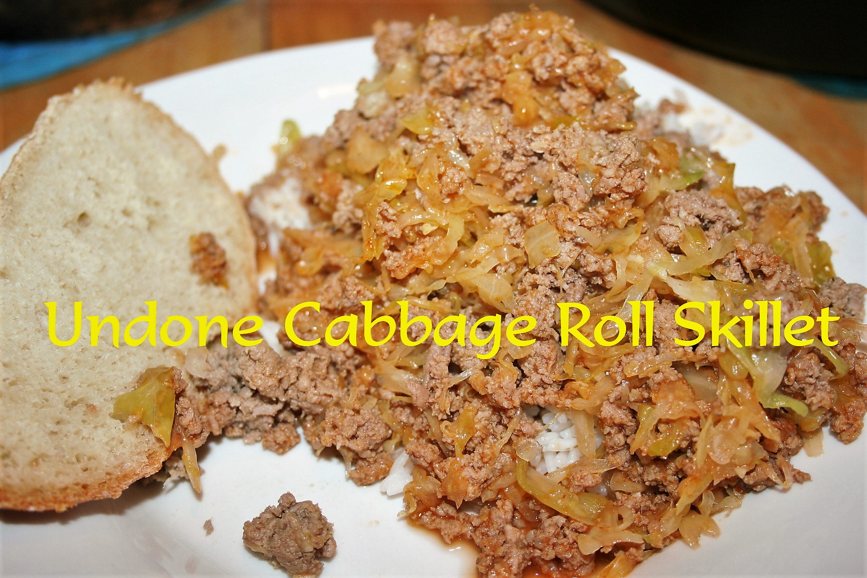 Undone Cabbage Roll Skillet ~ Lifeofjoy.me