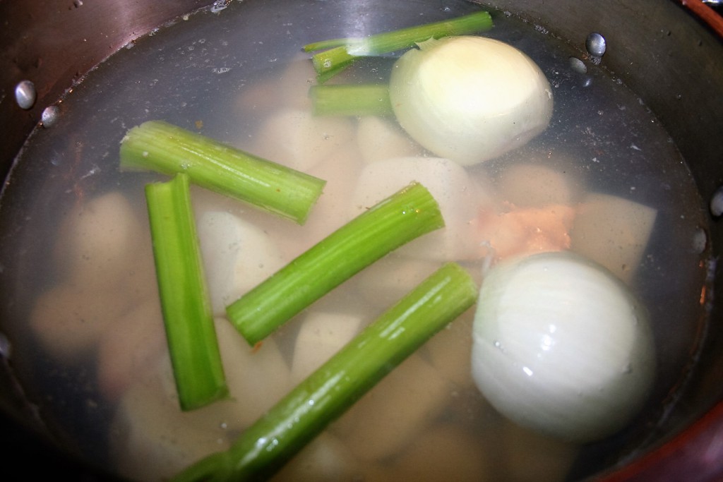 Onion and Celery ~ Granny's Chicken Soup ~ Lifeofjoy.me