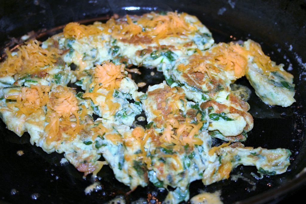 Spinach Omelet ~ Lifeofjoy.me