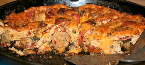 Pizza Topping Casserole ~ Lifeofjoy.me