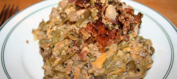 Ground Meat and Green Bean Casserole ~ Lifeofjoy.me