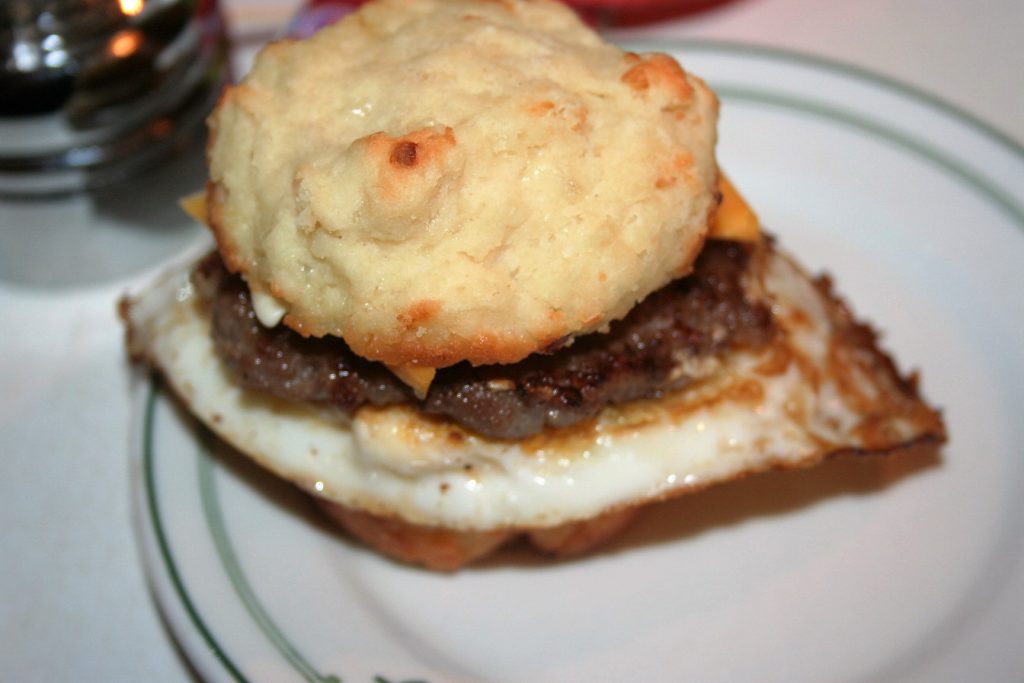 Sausage egg and cheese biscuit ~ Lifeofjoy.me