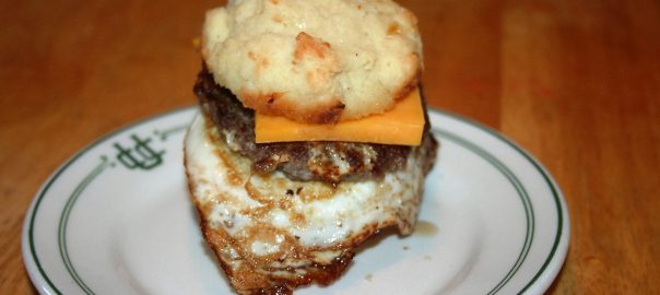Sausage egg and cheese biscuit ~ Lifeofjoy.me