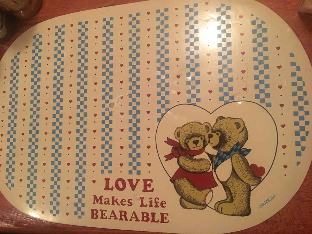 Love Bearable Place mats ~ Lifeofjoy.me