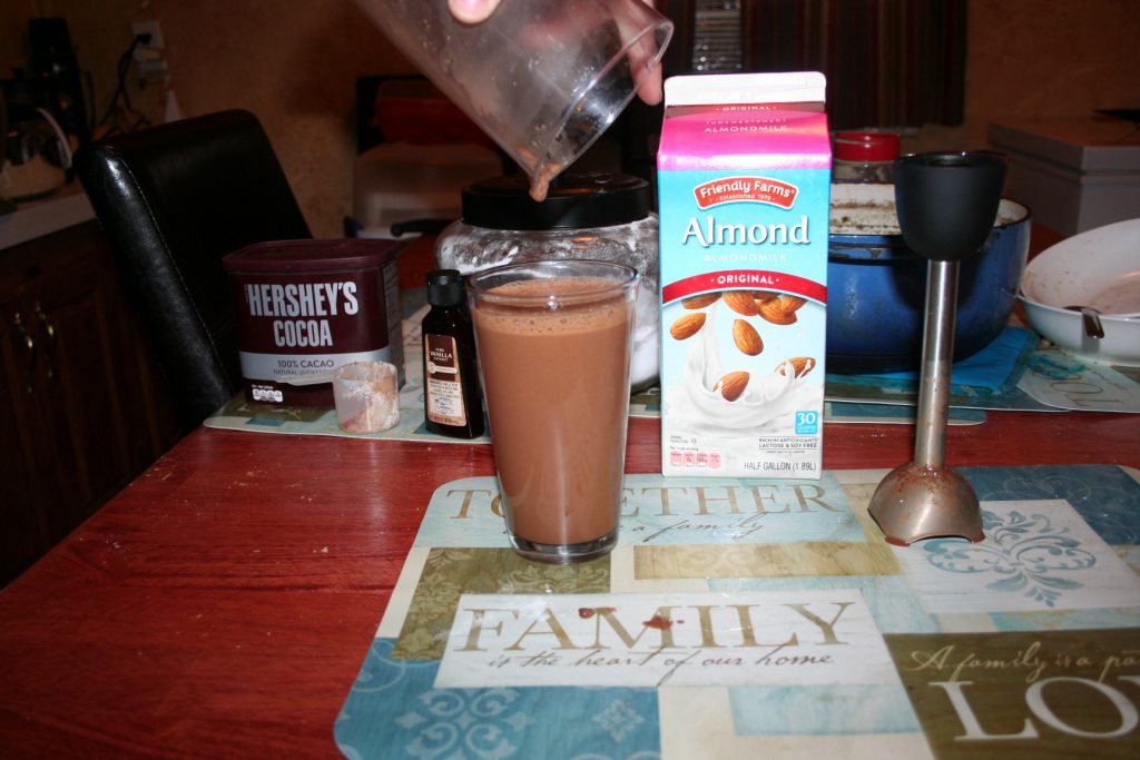 Sugar free Chocolate Almond Milk ~ Lifeofjoy.me