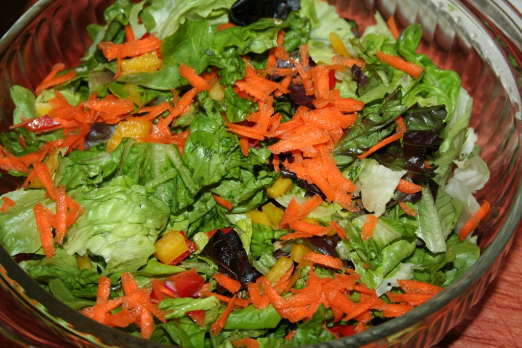 Lettuce carrot peppers ~ Lifeofjoy.me