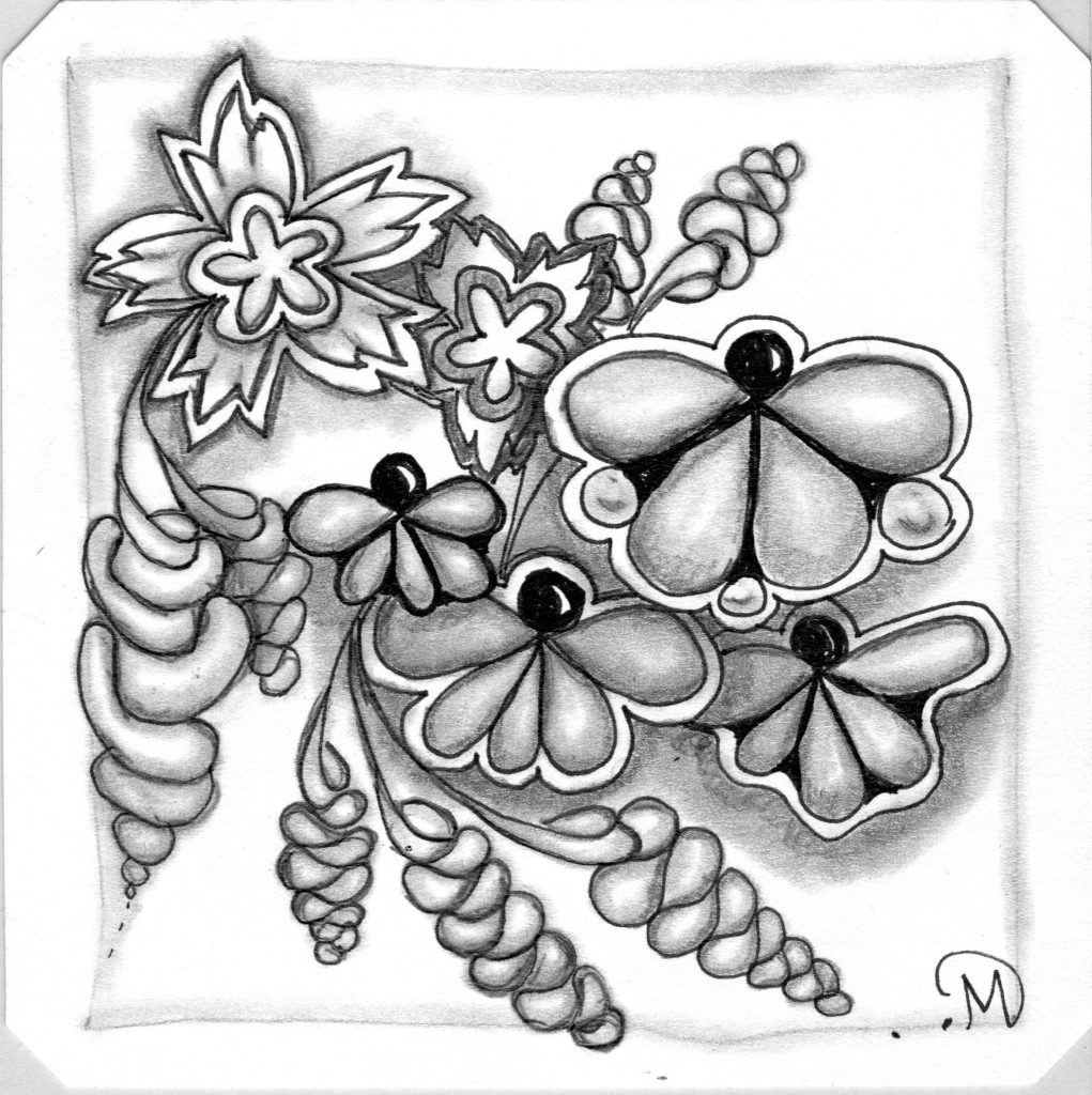 Shaded Butterfly Tile ~ Lifeofjoy.me