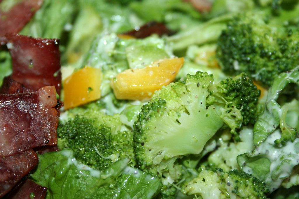 Creamy Pesto Broccoli Salad ~ Lifeofjoy.me