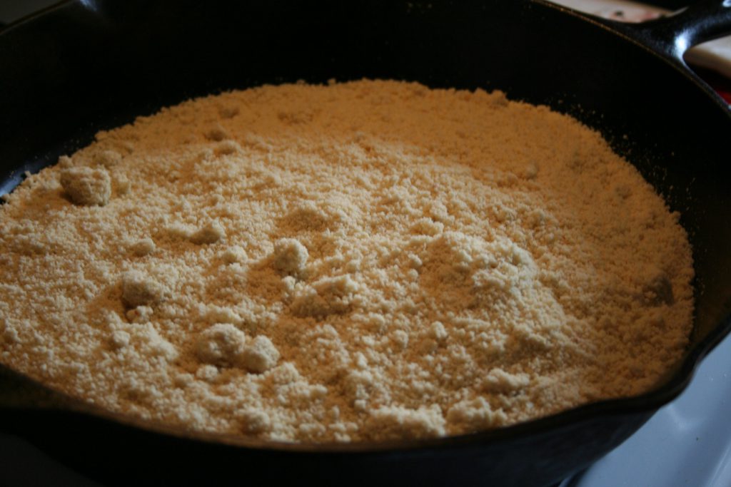 Toasting Almond Flour ~ Lifeofjoy.me